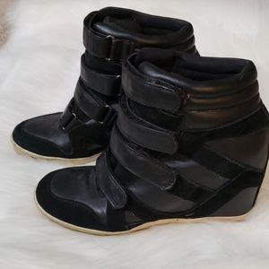 BDG Black Wedge Sneakers